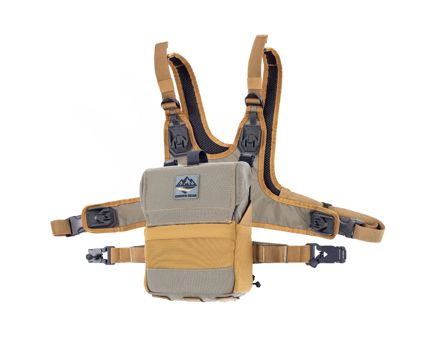 harness gear Striver Gear Streamline Series Quick Release Bino Harness Large