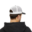 Solid Black Logo Snapback Trucker Cap