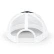 White Logo Snapback Trucker Cap