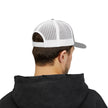 Solid Black Logo Snapback Trucker Cap