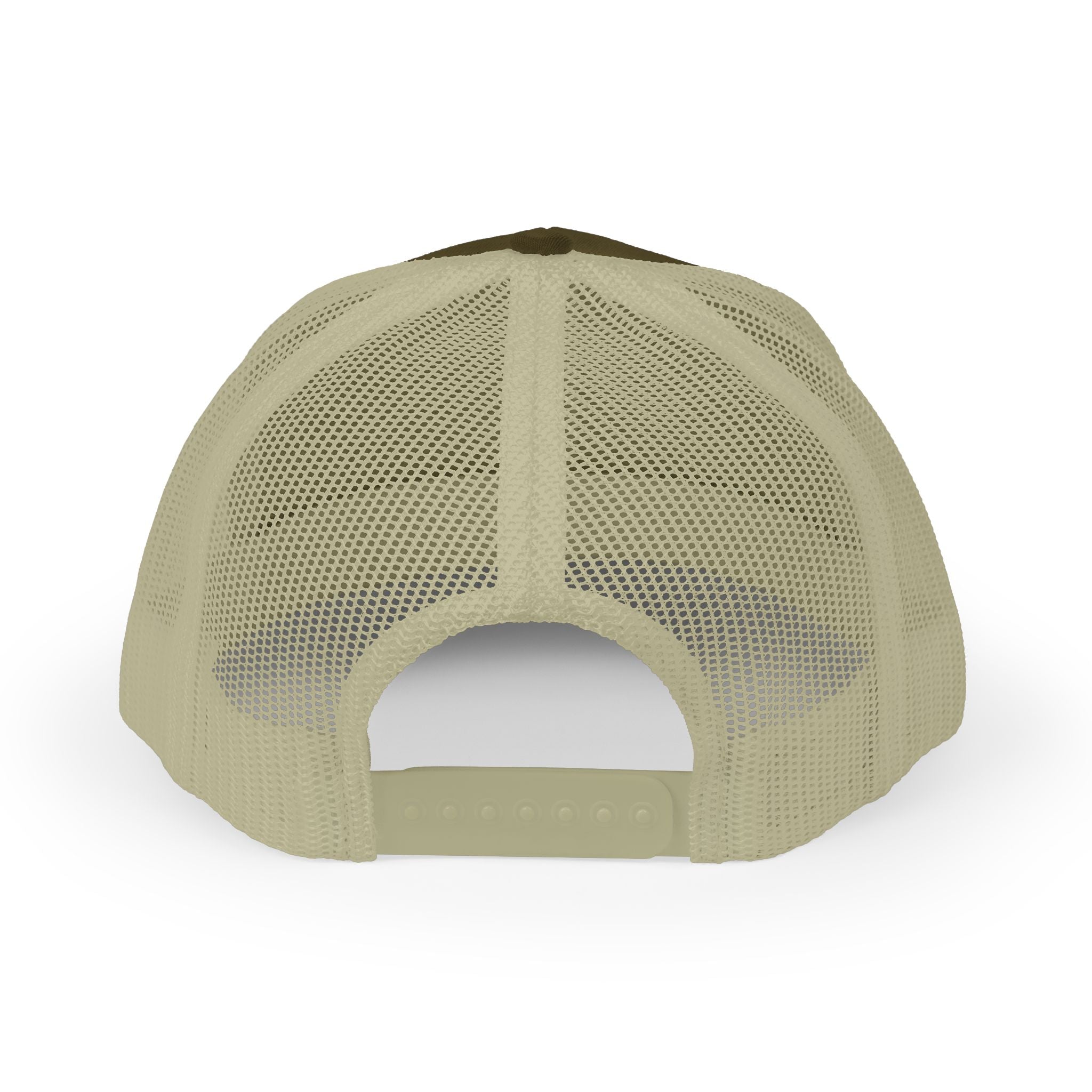 Solid Black Logo Snapback Trucker Cap