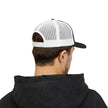Solid Black Logo Snapback Trucker Cap
