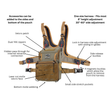 Streamline Series Quick Release Fishing Chest Pack